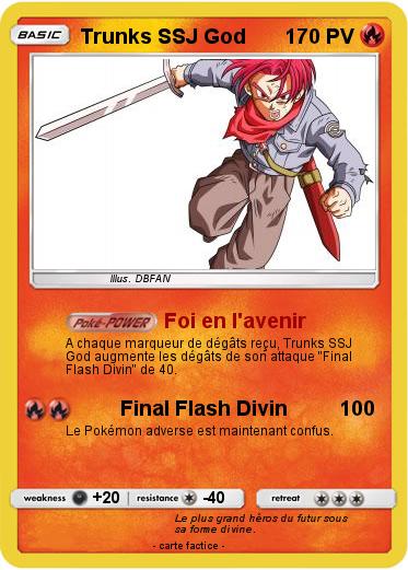 Pokemon Trunks SSJ God