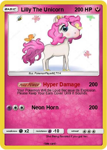 Pokemon Lilly The Unicorn
