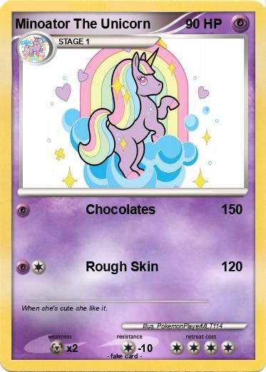 Pokemon Minoator The Unicorn
