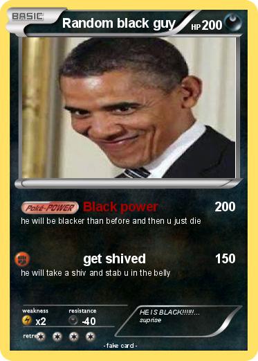 Pokemon Random black guy