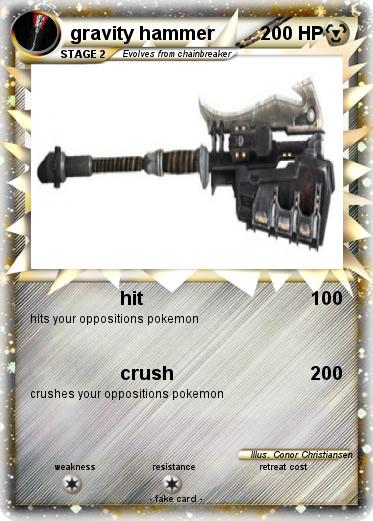 Pokemon gravity hammer