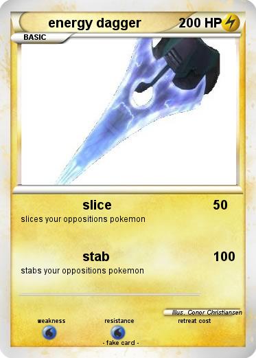 Pokemon energy dagger