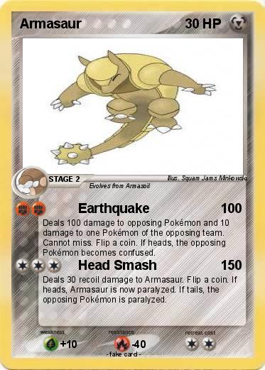 Pokemon Armasaur