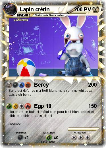 Pokemon Lapin crétin