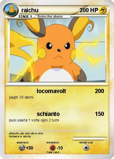 Pokemon raichu
