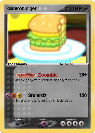 Pokemon Gąbkoburger