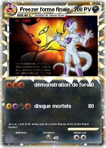 Pokemon Freezer forme finale
