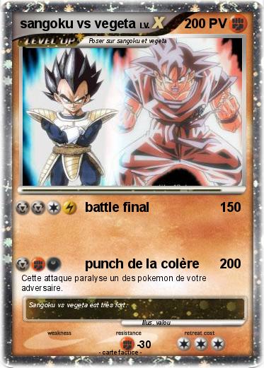 Pokemon sangoku vs vegeta