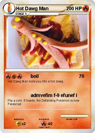 Pokemon Hot Dawg Man