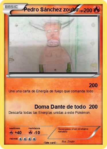 Pokemon Pedro Sánchez zoubir