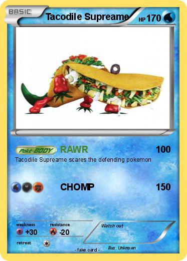 Pokemon Tacodile Supreame