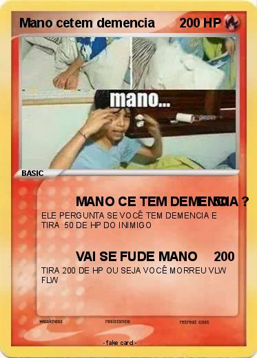 Pokemon Mano cetem demencia