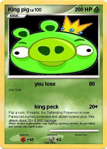 Pokemon King pig