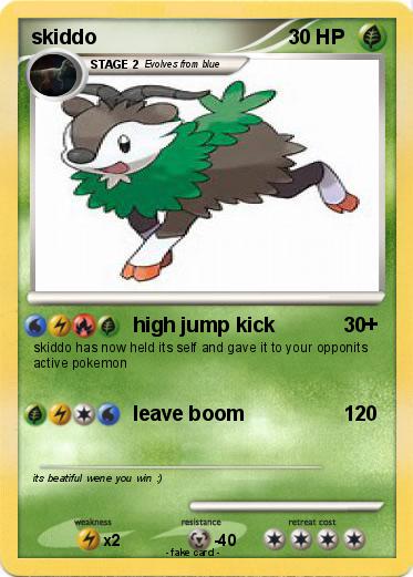 Pokemon skiddo