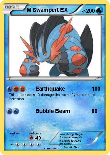 Pokemon M Swampert EX