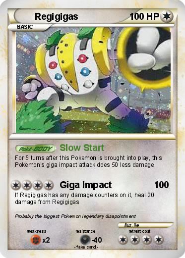 Pokemon Regigigas