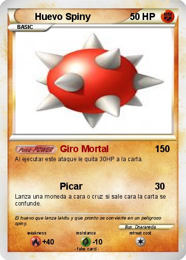 Pokemon Huevo Spiny