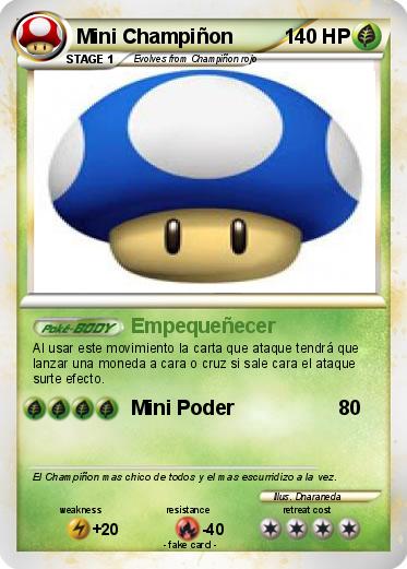 Pokemon Mini Champiñon