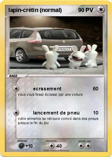 Pokemon lapin-crétin (normal)