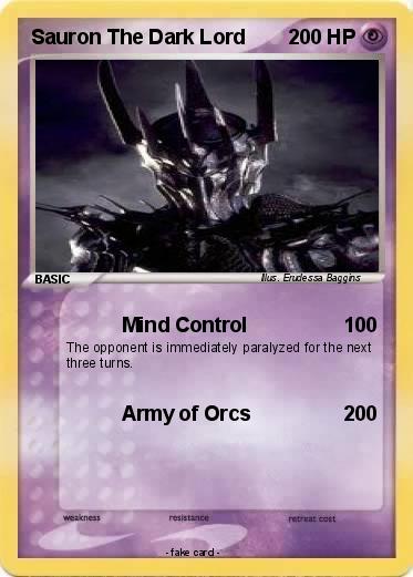 Pokemon Sauron The Dark Lord