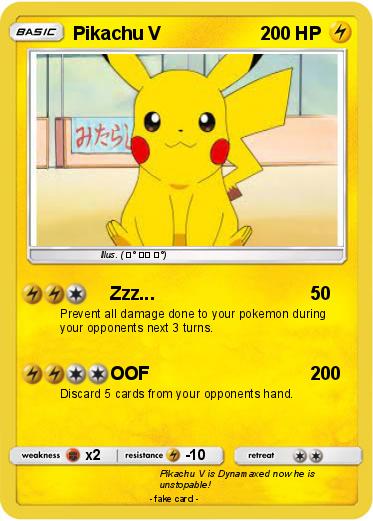 Pokemon Pikachu V