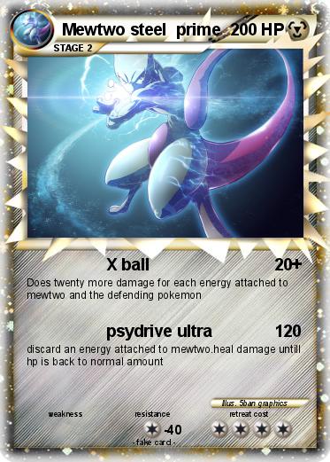 Pokemon Mewtwo steel  prime
