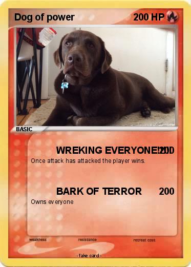 Pokemon Dog of power