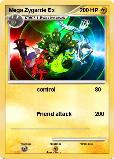 Pokemon Mega Zygarde Ex