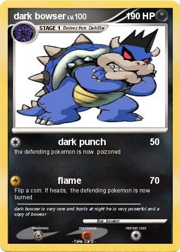 Pokemon dark bowser