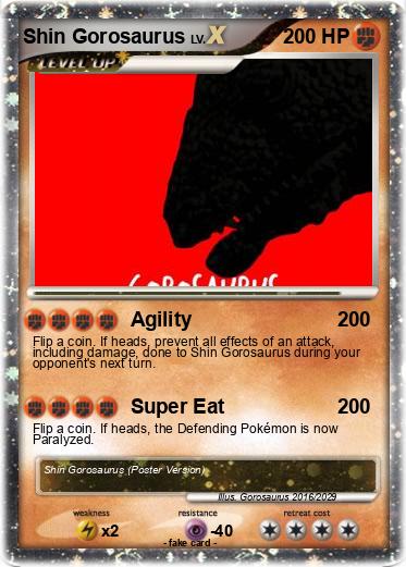 Pokemon Shin Gorosaurus