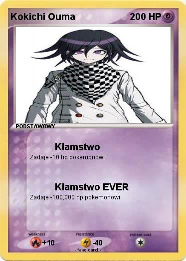Pokemon Kokichi Ouma