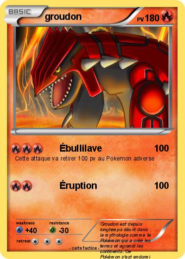 Pokemon groudon
