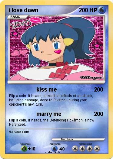 Pokemon i love dawn