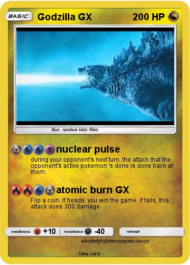 Pokemon Godzilla GX