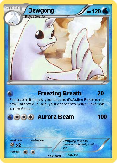 Pokemon Dewgong