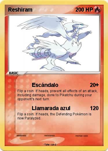 Pokemon Reshiram