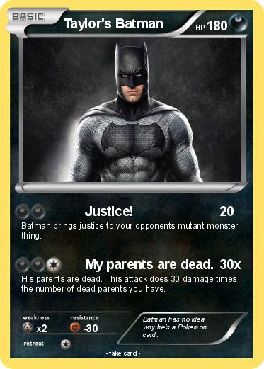 Pokemon Taylor's Batman