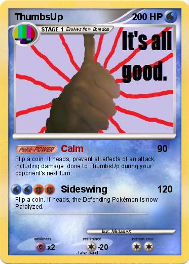 Pokemon ThumbsUp