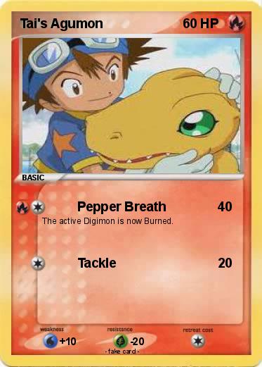 Pokemon Tai's Agumon