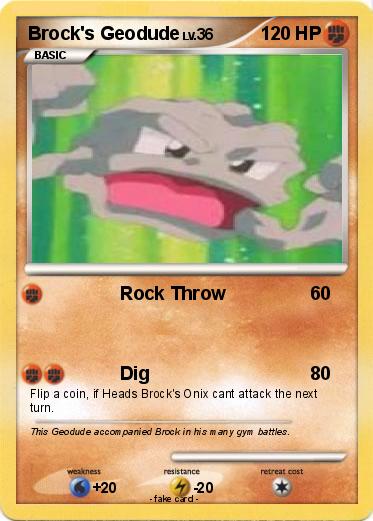Pokemon Brock's Geodude