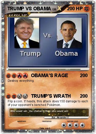 Pokemon TRUMP VS OBAMA