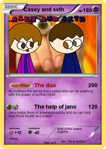 Pokemon Casey and seth