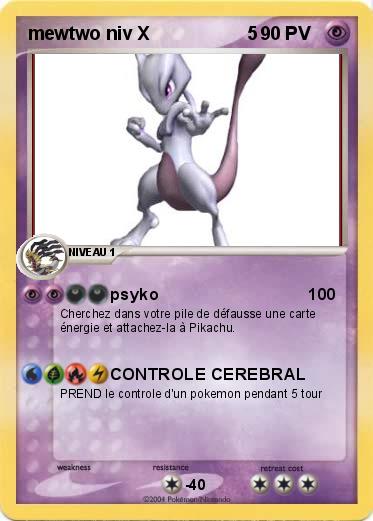 Pokemon mewtwo niv X                   5         