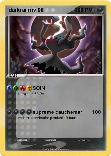 Pokemon darkrai niv 98                    4                                   