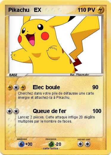 Pokemon Pikachu   EX