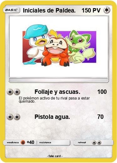 Pokemon Iniciales de Paldea.