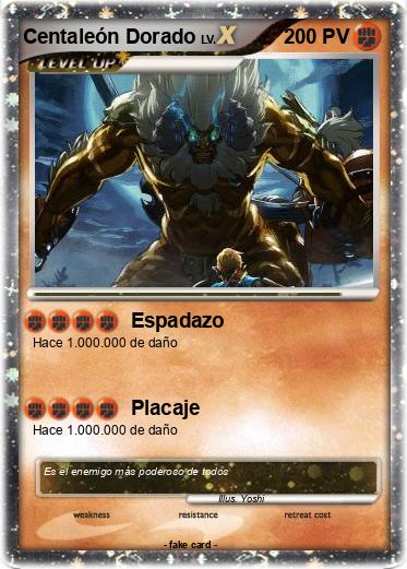 Pokemon Centaleón Dorado