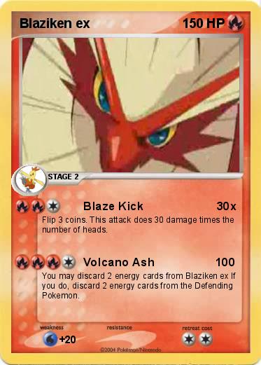 Pokemon Blaziken ex