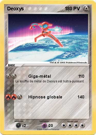 Pokemon Deoxys                               1