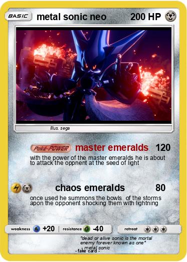 Pokemon metal sonic neo